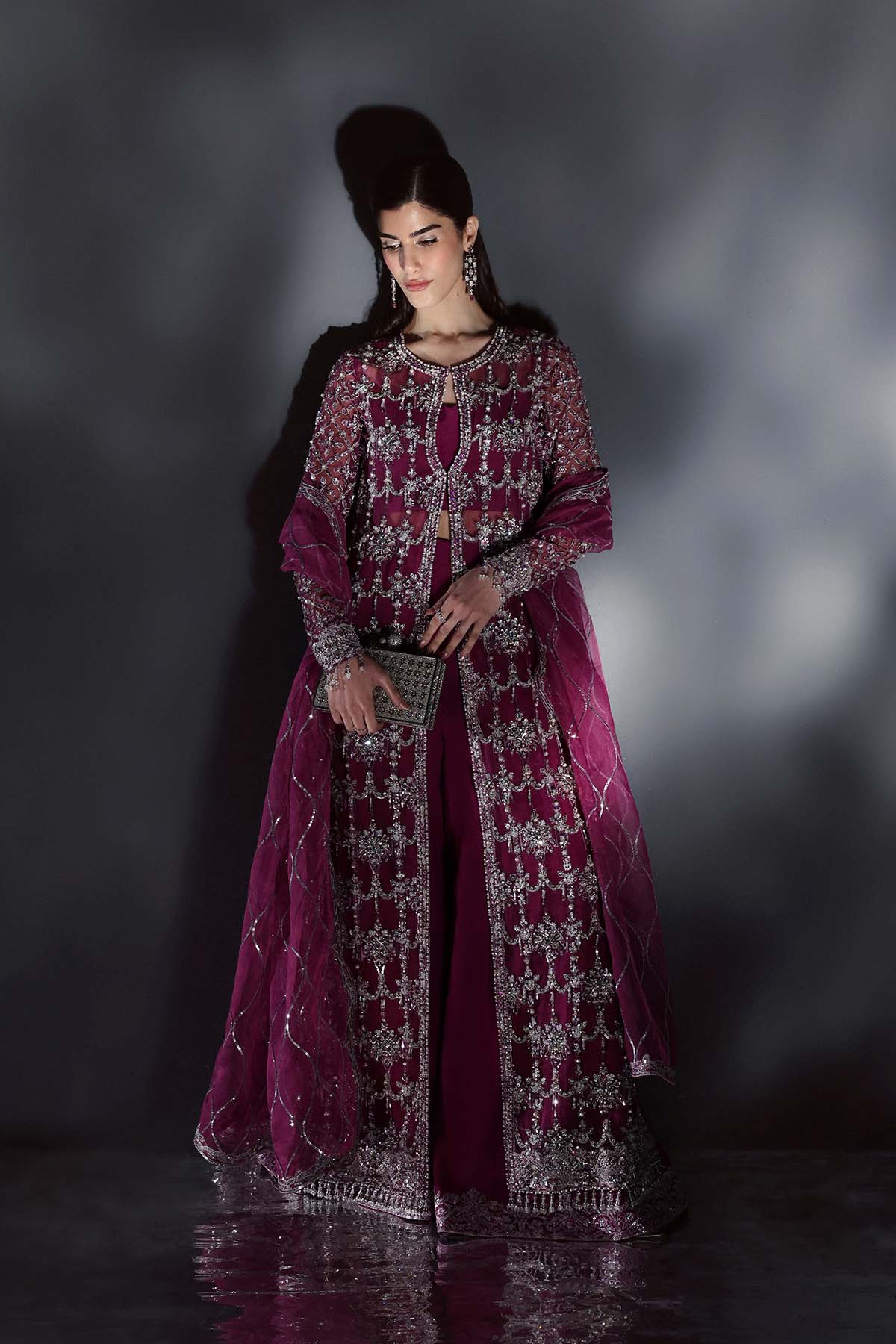 Roué Organza Ruffle Dupatta